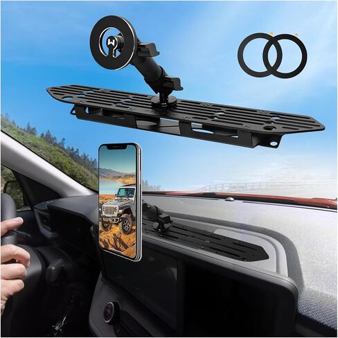 2011-2018 Wrangler JK Pure Metal Dash Phone Mount Phone Holder for 2011-2018 J eep Wrangler JL Metal Dash Platform Go P ro Phone Mount 2024 Wrangler Cell Phone Holder in Kuwait