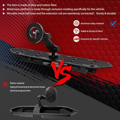 2011-2018 Wrangler JK Pure Metal Dash Phone Mount Phone Holder for 2011-2018 J eep Wrangler JL Metal Dash Platform Go P ro Phone Mount 2024 Wrangler Cell Phone Holder in Kuwait