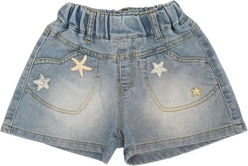 Peacolate 2-10y Little & Big Girls Denim Shorts Summer Shorts Teens مرنة الجينز القصيرة in Kuwait