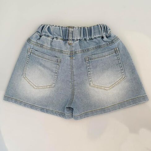 Peacolate 2-10y Little & Big Girls Denim Shorts Summer Shorts Teens مرنة الجينز القصيرة in Kuwait