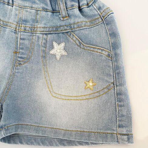 Peacolate 2-10y Little & Big Girls Denim Shorts Summer Shorts Teens مرنة الجينز القصيرة in Kuwait