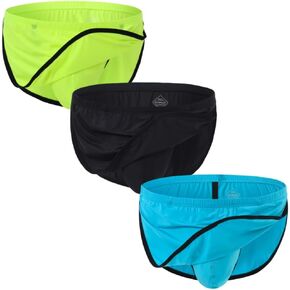 ZONBAILON Mens Sexy Boxers Shorts G-String Backed Pouch Thongs with Skirting Bulge Pouch Split Side Sleep Pajama Underwear