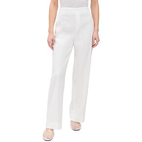 Vince Women's High Rise Pull On Linen Pants