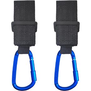 خطافات قفص لفة UTV لخوذات معلقة ، سماعات الرأس ، نظارات واقية ، 1.5 "إلى 2" SXS Roll Bar Hook Hook متوافق مع Polaris ، RZR ، Can AM (2pcs ، الأزرق)