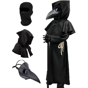 Raxwalker Plague Bird Deak Doctor Mask Steampunk Halloween Cosplay for Teenagers Props ، Outfit for Spooky Fun