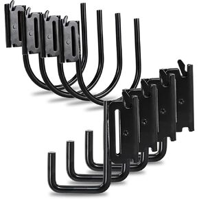 Heaft-Track E-Track J-Hooks ، 5 '' j-hook fit management management management reggo management as shelf bracket ، van cargo ، pickup ، semi trucks trailer hang ، 4 pack (black)