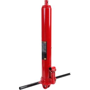 BIG RED Torin Hydraulic Long Ram Jack with Double Piston Pump and Clevis Base (Fits: Garage/Shop Cranes, Engine Hoists, and More): 8Ton (16,000 lb.) Capacity, Red