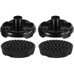 2 Pack 4 Tons Floor Jack Saddle Rubber Pads Adapter Lift Guard Car Truck Repair Safe Tool Point Floor Saddle Protect