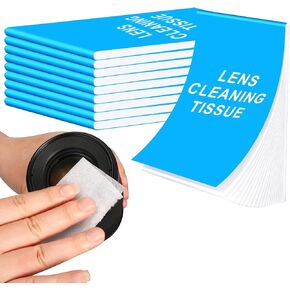 Lens Cleaning Tissue Paper 500 Sheets Lens Cleaning Papers Individually Wrapped Glasses Wipe Screen Wipes for Camera Lenses Glasses Phone and Computer