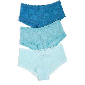 hanky panky Women's 3 Pack Lace Boy Shorts