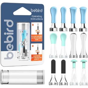 Bebird Replacement Tips Ear 12 Pieces Waterproof Silicone Ear Spoon for Ear Wax Removal Endoscope BEBIRD Original Ear Cleaner Tips Set for R1/ W3/R3/T15/X3/X17 PRO/D3Pro/T5 (Dia. 3.5mm)