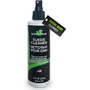 Suede Cleaner Spray – 8oz – Deep Cleans & Revives Shoes, Boots, Bags & Jackets – Suede & Nubuck Stain Remover, Safe on All Colors – Fast-Drying, Easy-To-Use Suede Boot Cleaner