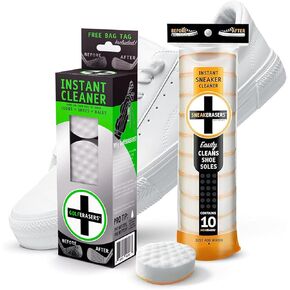 SneakERASERS Instant Midsole and Sneaker Cleaner - GolfERASERS Instant Golf Eraser with Bag Tether, Premium Dual-Sided Sponge for Cleaning Clubs, Shoes & Golf Balls