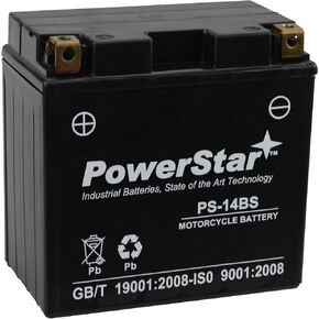 New Replacement PowerStar Battery for Buell XB12R Firebolt, 2 Year Warranty