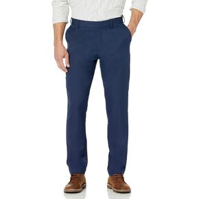 Van Heusen Men's Slim Fit Stretch Flat Front Traveler Pant