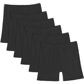 6 Pack Girls Shorts Girls Under Dress Dance Cotton Shorts Girl Bike Short Multicolor 2-10 Years