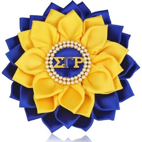 Sigmaa Gamma Rho زهرة بروش دبوس للنساء 1922 Sgrho هدية نادي نسائي اليونانية هدية أدوات مجوهر