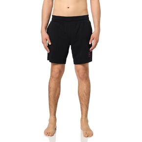 HUGO Men's Logo Outline Cotton Blend Shorts