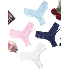 Avidlove Women Lace Panties Sexy Underwear Briefs Thongs V-Shape Waistband Tanga Sexy Cheeky Panties