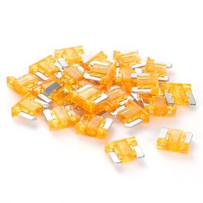 (25Pcs) 10 Amp Low Profile Mini Car Fuses, 10A Automotive Fuse, Blade Fuse for Car/RV/Truck/SUV/Motorcycle/Boat