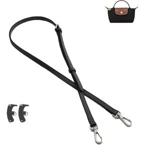 Leather bag strap，Mini bag leather shoulder strap，For Longchamp leather wallet strap replacement conversion kit