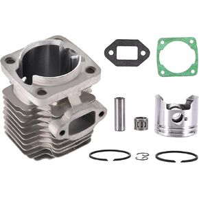 GOOFIT 44mm Big Bore Cylinder Assembly with Piston Ring Replacement for 2 Stroke 43cc 47cc 49cc Scooter Mini Pocket Bike