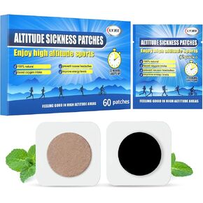 LYJEE Altitude Sickness Prevention Patches,Effective High Altitude Ṧickness Treatmenṫ Fights Ṧymptoms,Supports Rapid High Altitude Acclimation （30 Patches）