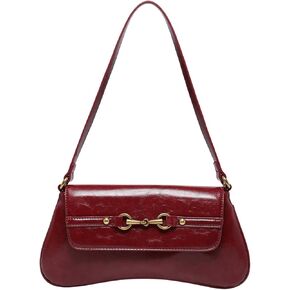 Makemechic Women’s Cheetah Print Presh Paux Leather Leopard Bow Y2K Flap Counter Bag