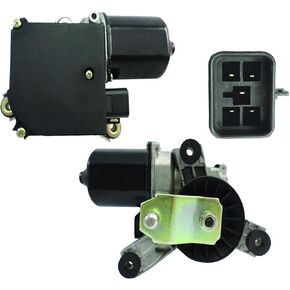 OEG Parts New Front Wiper Motor W/Pulseboard Module متوافق مع GMC Jimmy Sonoma & Oldsmobile Blazer 1998-2004 ، يحل محل GM 12365319 ، 12368703