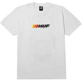 HUF x Toyota TRD Stickered T-Shirt for Men | Graphic Tee, Soft Cotton, Co-Branded Design, Printed Chest & Back
