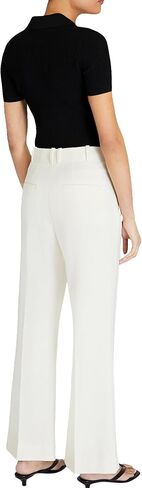 Club Monaco Women's High Rise Twill Linen Trouser in Saudi Arabia