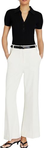 Club Monaco Women's High Rise Twill Linen Trouser in Saudi Arabia