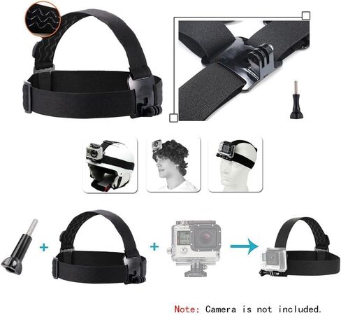 ACUVAR Chest Mount Strap Harness Chesty Body Mount Compatible with GoPro Hero 12, 11, 10, 9, 8, 7, 6, 5, 4, Session, 3+, 3, 2, 1, Max, Hero (2018), AKASO, DJI Osmo Action Cameras Microfiber Cloth in Saudi Arabia