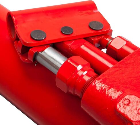 Big Red Torin Hydraulic Jack Long Ram مع مضخة مكبس مزدوجة وقاعدة Clevis (نوبات: رافعات المرآب/المتجر ، ورافعات المحرك ، والمزيد): 8TON (16000 رطل) سعة ، باللون الأحمر in Kuwait