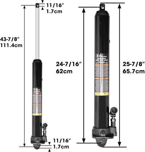 Big Red Torin Hydraulic Jack Long Ram مع مضخة مكبس مزدوجة وقاعدة Clevis (نوبات: رافعات المرآب/المتجر ، ورافعات المحرك ، والمزيد): 8TON (16000 رطل) سعة ، باللون الأحمر in Kuwait