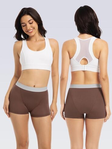 TIICHOO Period Underwear for Women Heavy Flow Leakproof Menstural Underwear Period Shorts 5 Pack in Kuwait