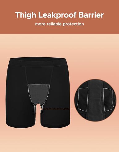 INNERSY Women's Period Underwear Heavy Flow Leakproof Boyshorts Menstrual Panties in Kuwait