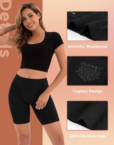 INNERSY Women's Period Underwear Heavy Flow Leakproof Boyshorts Menstrual Panties in Kuwait