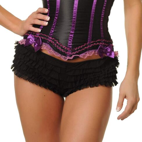 Women Lace Layered Micro Shorts Cotton Soft Y2k Cute Fairy Pajamas Bottoms Low Rise Bloomers Panties in Kuwait