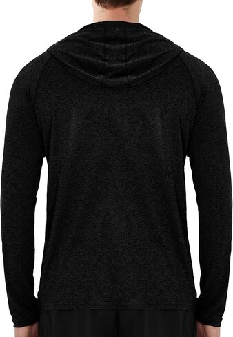 Roadbox Men's UPF 50+ Fishing Shirts, Long Sleeve UV Sun Protection SPF Hoodie, Quick Dry Swim Rash Guard for Outdoor Hiking in Saudi Arabia