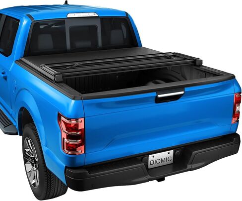 Soft Tri-Fold Truck Bed Tonneau Cover Compatible with 2007-2023 Chevy Silverado GMC Sierra 5.8FT Bed in Saudi Arabia