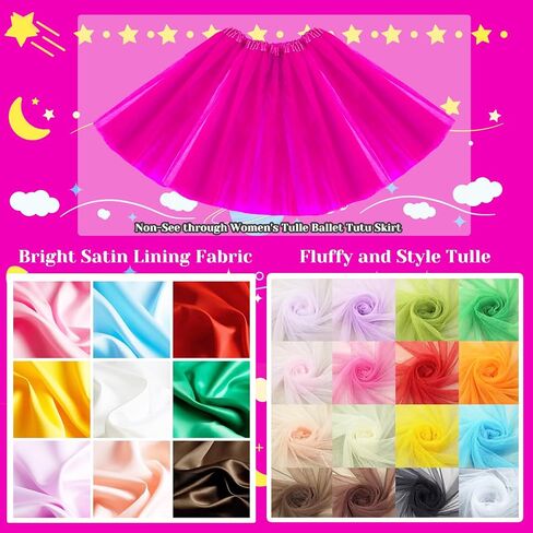 Women Adult Teens Tutu Skirts 4 Layers with Lining Youth Running Tutu Skirts Halloween Running Tutus in Saudi Arabia