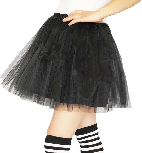 Women Adult Teens Tutu Skirts 4 Layers with Lining Youth Running Tutu Skirts Halloween Running Tutus in Saudi Arabia