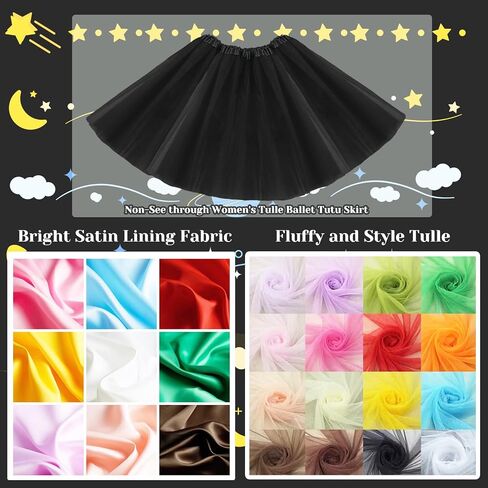 Women Adult Teens Tutu Skirts 4 Layers with Lining Youth Running Tutu Skirts Halloween Running Tutus in Saudi Arabia