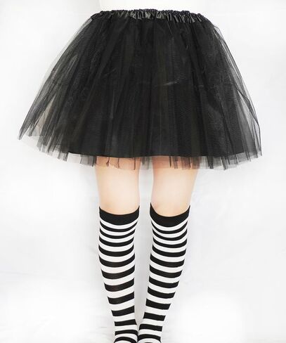 Women Adult Teens Tutu Skirts 4 Layers with Lining Youth Running Tutu Skirts Halloween Running Tutus in Saudi Arabia