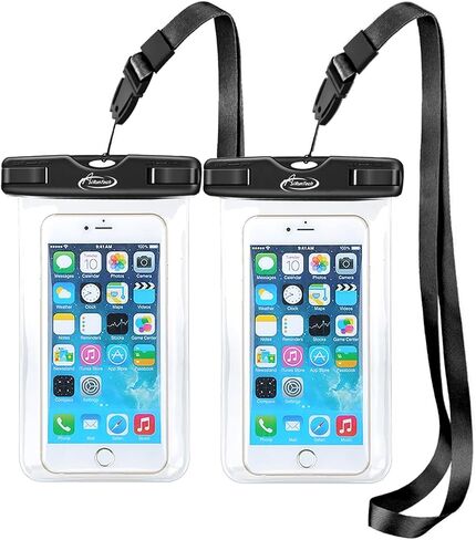 AiRunTech Universal Waterproof Phone Pouch, River Lake Essential Accessories Protector iPhone Passport Money,Kayaking Boating Canoe Paddle Board Must Haves in Saudi Arabia