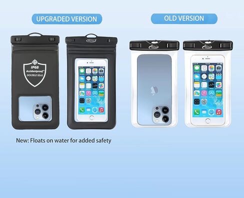 AiRunTech Universal Waterproof Phone Pouch, River Lake Essential Accessories Protector iPhone Passport Money,Kayaking Boating Canoe Paddle Board Must Haves in Saudi Arabia