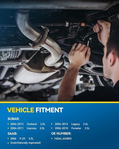 PHILTOP Catalytic Converter Compatible with Subaru, Saab, 1999-2005 Forester 2.5L Naturally Aspirated, 2000-2005 Impreza 2.5L Naturally Aspirated, 2005 9-2X 2.5L Naturally Aspirated(EPA Compliant) in Saudi Arabia