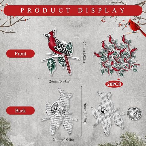 Jexine 20 PCS Memorial Cardinal Sign Sign Favors Favors Pocket Token Guardian Gifts Pocket Oil أسقطت الاحتفال الديني للحياة التذكارية هدايا التعاطف الكاردينال in Kuwait