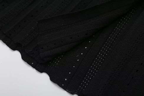 LAJIOJIO Knit Long Dress Women,Elegant Button Down Short Sleeve Slim Fit Dresses in Kuwait